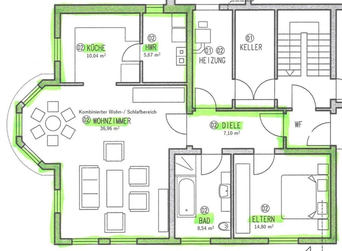 Ferienwohnung Hubertus Irsch 外观 照片