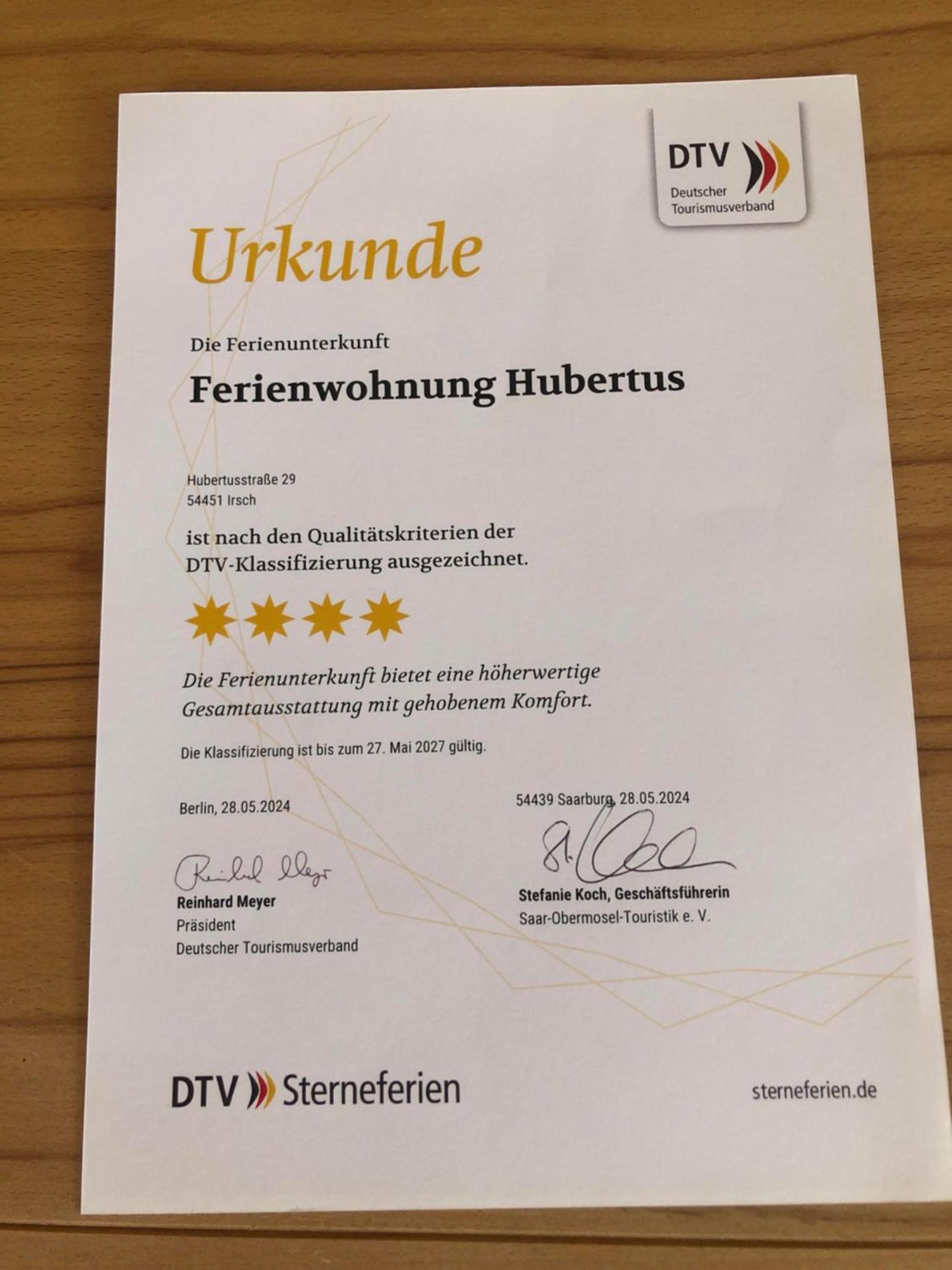 Ferienwohnung Hubertus Irsch 外观 照片